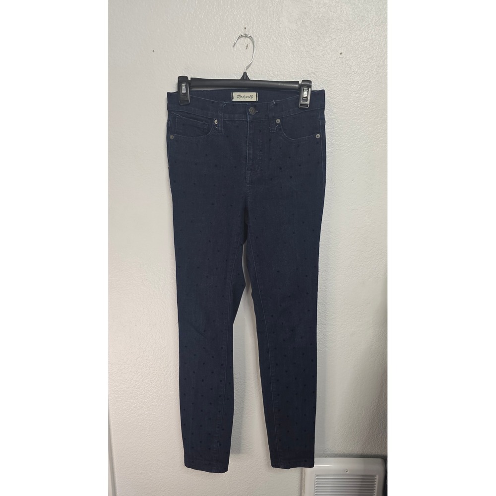 Madewell 9 Inch High-Rise Skinny Jeans Womens 26 Blue Excellent